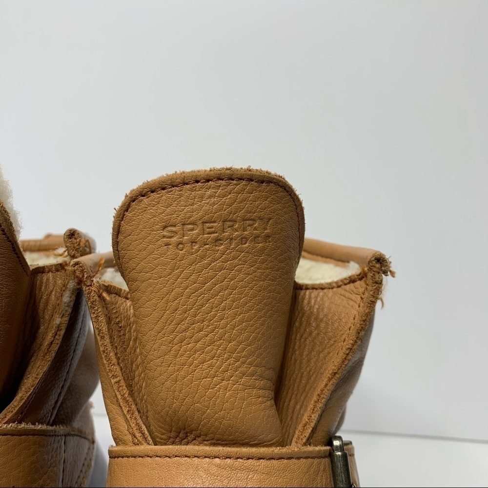 JCrew X Sperry Duckboots Leather Rubber Size 9 - Picture 4 of 10